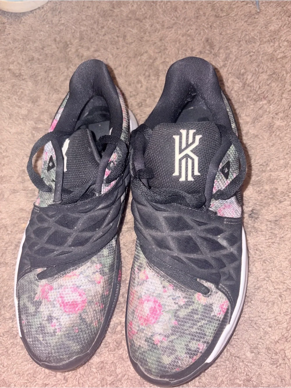 Nike Women’s Floral Knit Training Sneakers - Black/Green/Pink